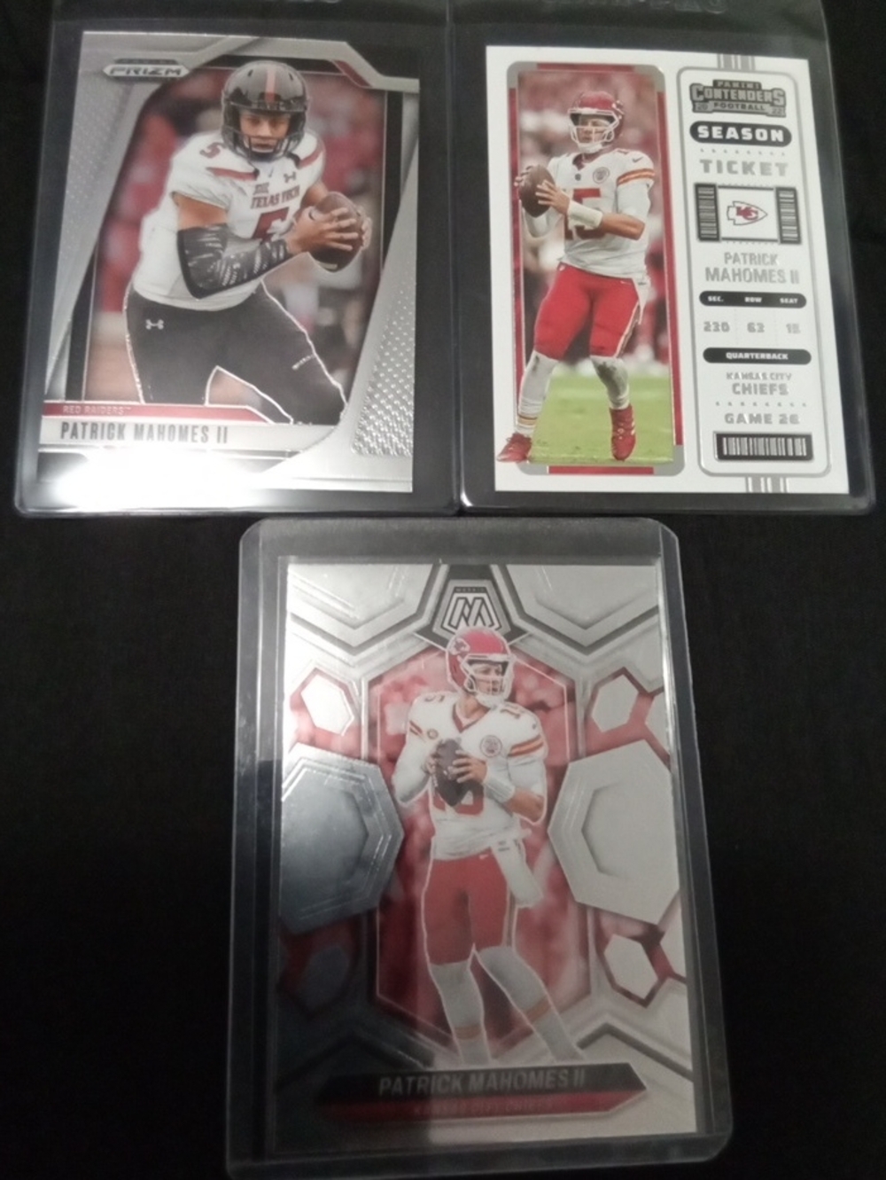 Panini Patrick Mahomes II Trading Cards - Red & White